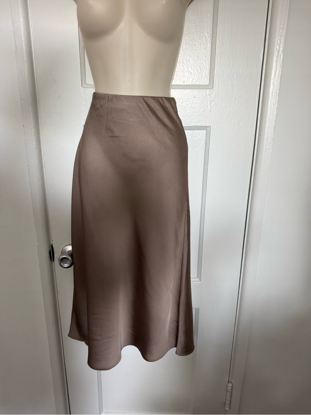 J.Crew Satin Midi Skirt